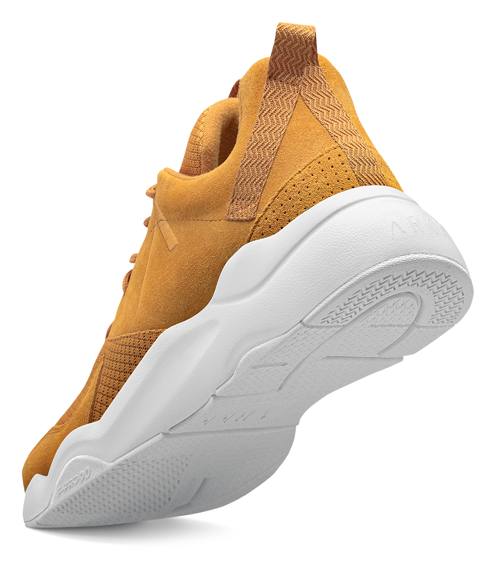 ARKK Collection Asymtrix Suede 3.0 F-PRO90 | Mustard | Men Asymtrix